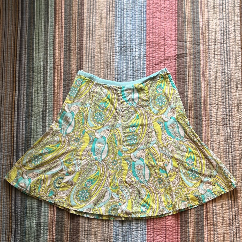 EUC Gap paisley size 4 skirt